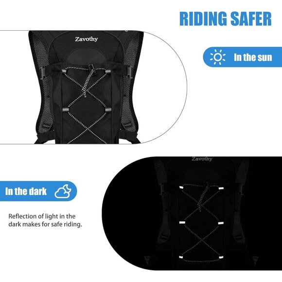 Zavothy Hydration Backpack With 2L Water Bladder For Hiking & Cycling Running - Picture 5 of 10